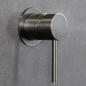 Mira Brushed Gunmetal Wall Mixer - Brushed Gunmetal