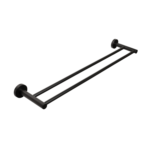 Farina 600 Double Towel Rail Matte Black