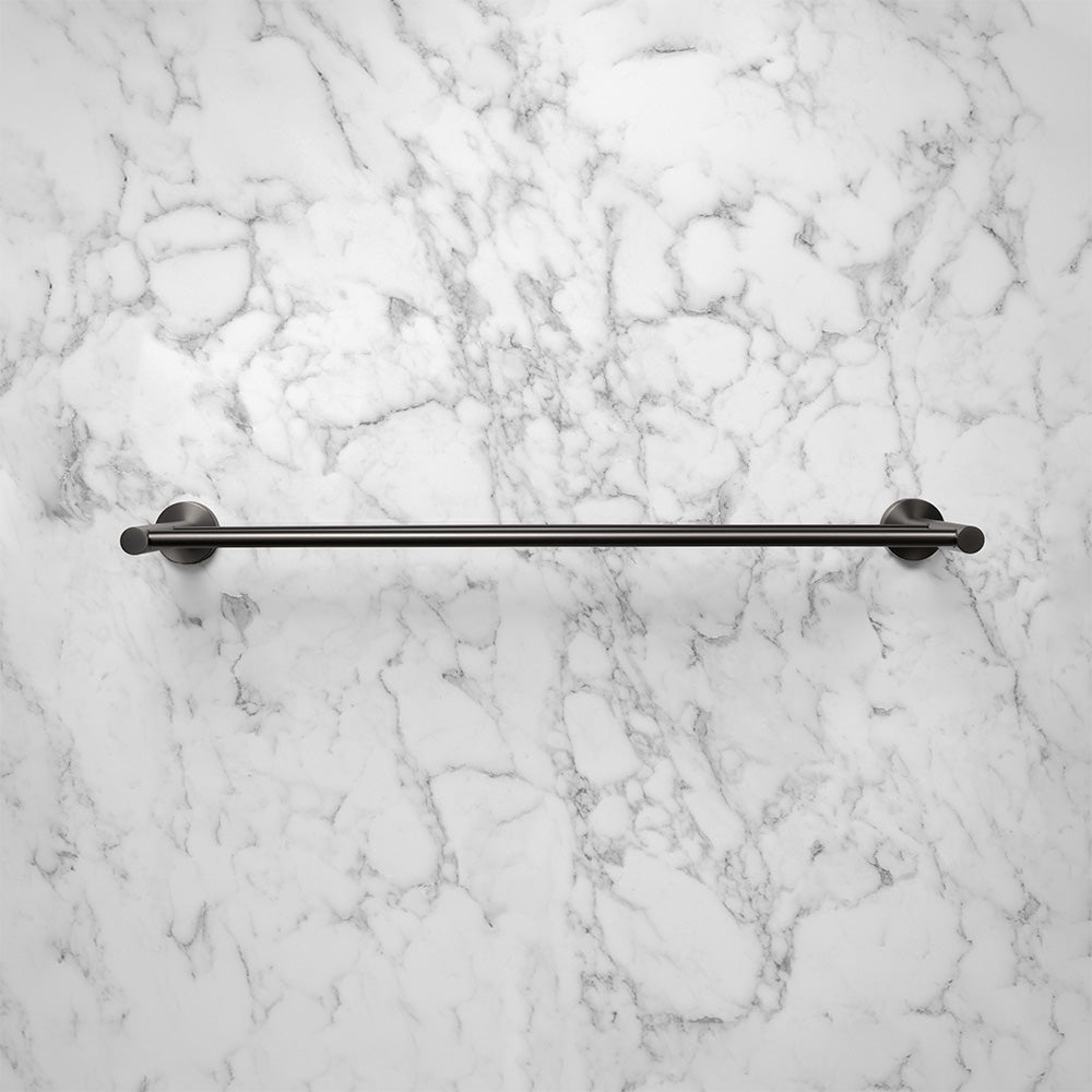 Farina 600 Double Towel Rail Brushed Gunmetal