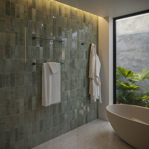 Farina 600 Single Towel Rail Matte Black - Matte Black