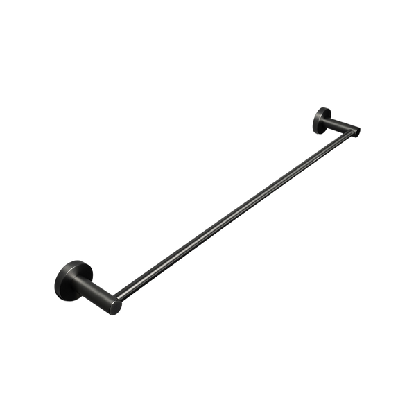 Farina 600 Single Towel Rail Brushed Gunmetal