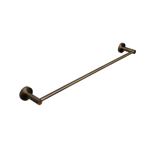 Farina 600 Single Towel Rail Brushed Vintage Antique Brass - Brushed Vintage Antique Brass