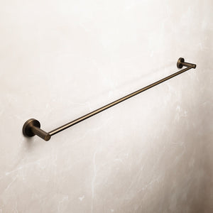 Farina 800 Single Towel Rail Brushed Vintage Antique Brass - Brushed Vintage Antique Brass