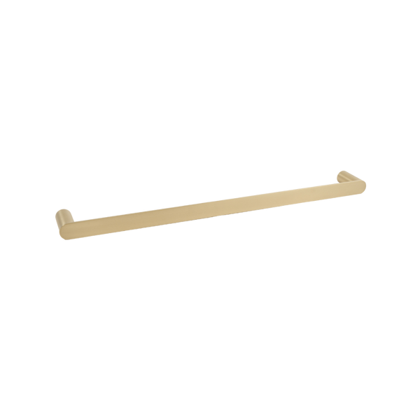 Ascari Brushed Brass Gold 600 Single Towel Rail