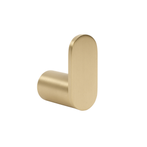 Ascari Brushed Brass Gold Robe Hook - Brushed Brass Gold