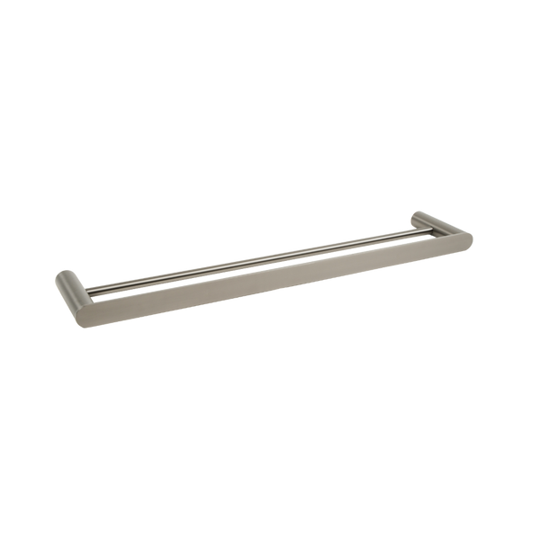 Ascari Brushed Gunmetal 600 Double Towel Rail