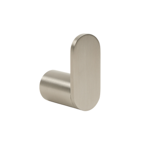 Ascari Brushed Nickel Robe Hook - Brushed Nickel