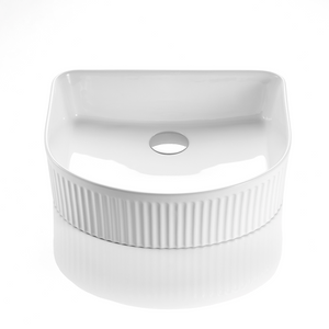 Caroline Above Counter Arch Basin Matte White - Matte White