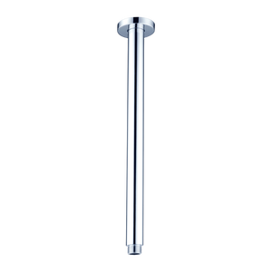 Round Ceiling Arm 300mm Chrome - Chrome