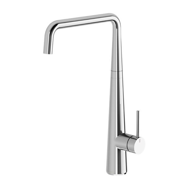 Erlen Chrome Sink Mixer 200mm Squareline