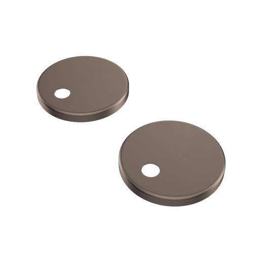 Urbane II Toilet Seat Hinge Caps Brushed Bronze