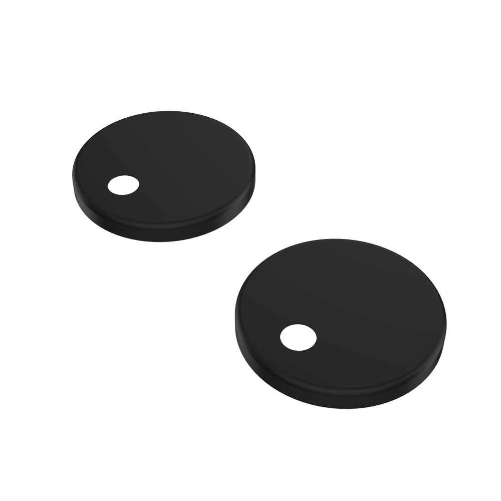 Urbane II Toilet Seat Hinge Caps Matte Black