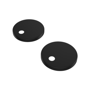 Urbane II Toilet Seat Hinge Caps Matte Black - Matte Black