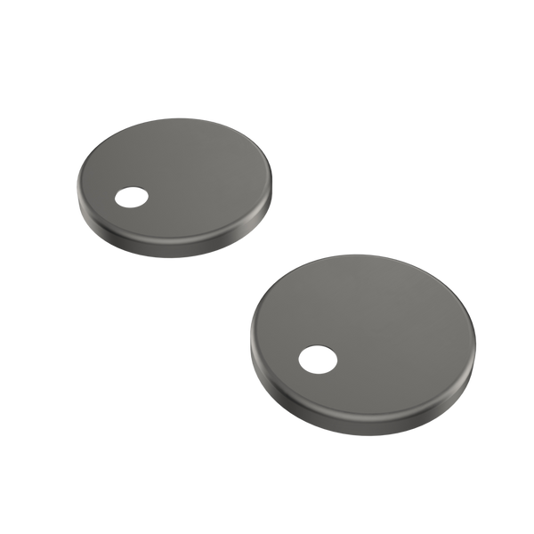 Urbane II Toilet Seat Hinge Caps Gunmetal