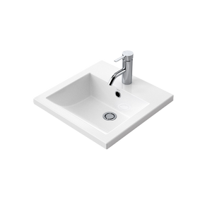 Liano Vanity Basin with 1 Tap Hole - White