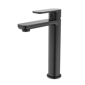 Luna Mid Basin Mixer Black Lead Free - Satin Black