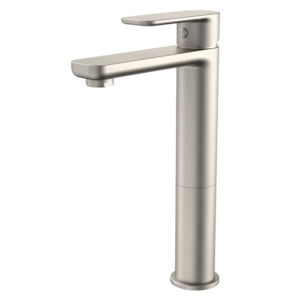 Luna Tower Basin Mixer Brushed Nickel Lead Free