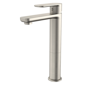 Luna Tower Basin Mixer Brushed Nickel Lead Free - Brushed Nickel