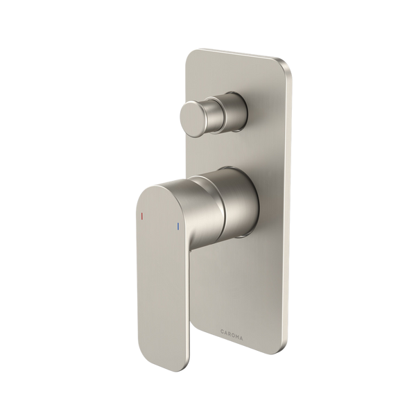 Luna Bath/Shower Mixer with Diverter Brushed Nickel