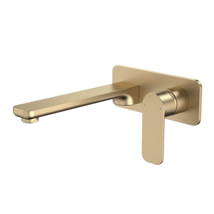 Luna Wall Basin/Bath Mixer Brushed Brass Lead Free - Brushed Brass
