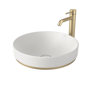Liano II 400mm Round Basin Dress Ring Brushed Brass - Brushed Brass
