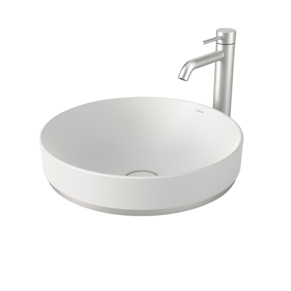 Liano II 400mm Round Basin Dress Ring Brushed Nickel