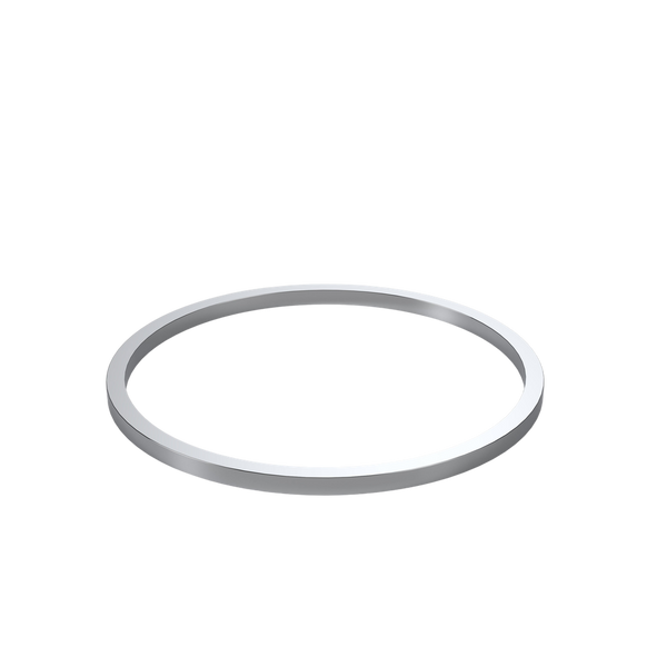 Liano II 400mm Round Basin Dress Ring Chrome