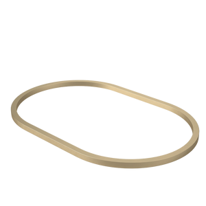 Liano II 600mm Pill Dress Ring Brushed Brass - Brushed Brass