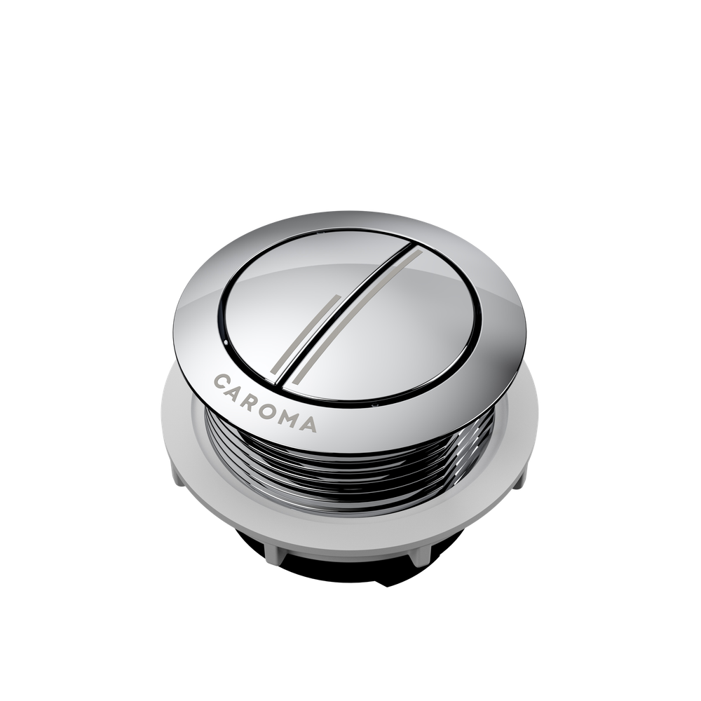 Urbane II Wall Faced Close Coupled Flush Button Chrome