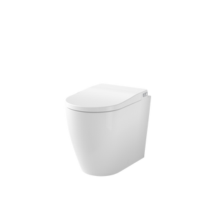 Urbane II Bidet Cleanflush Invisi Series II Wall Faced Toilet Suite - White