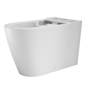 Urbane II Bidet Cleanflush Wall Faced Close Coupled Pan - White