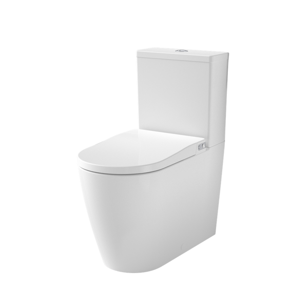 Urbane II Bidet Cleanflush Wall Faced Close Coupled Bottom Inlet Toilet Suite