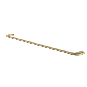 Contura II 820mm Single Towel Rail Brushed Brass - Brushed Brass