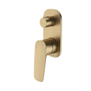 Contura II Bath/Shower Mixer with Diverter Brushed Brass - Brushed Brass