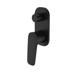 Contura II Bath/Shower Mixer with Diverter Matte Black - Matte Black