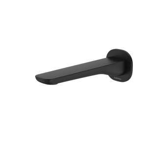 Contura II Basin/Bath Outlet 180mm Matte Black - Matte Black