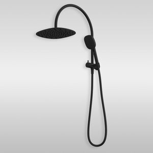Contura II Compact Twin Shower Black - Matte Black