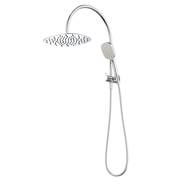 Contura II Compact Twin Shower Chrome