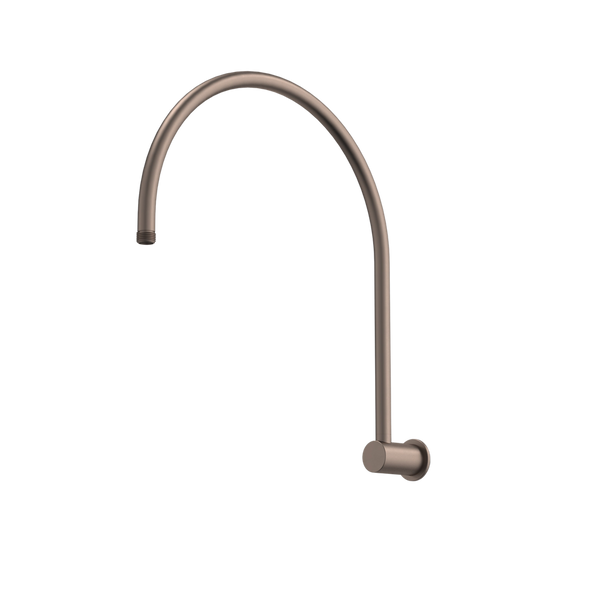 Caroma Upswept Shower Arm Brushed Bronze