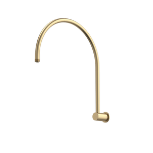 Caroma Upswept Shower Arm Brushed Brass - Brushed Brass