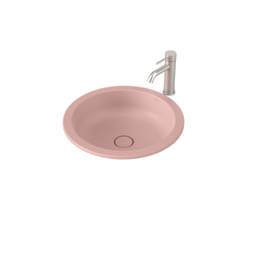 Liano II 440mm Round Under/Over Counter Basin Matte Pink - Matte Pink