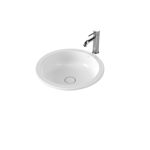 Liano II 440mm Round Under/Over Counter Basin White - White