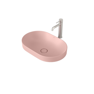 Liano II 530mm Pill Inset Basin Matte Pink - Matte Pink