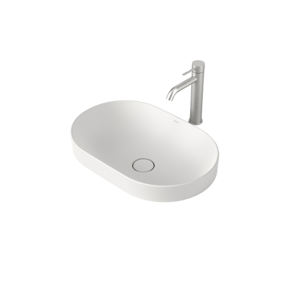 Liano II 530mm Pill Inset Basin Matte White