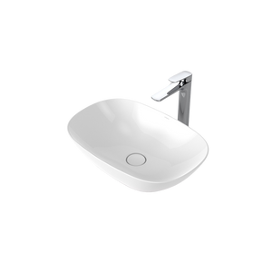 Contura II 530mm Above Counter Basin White - White