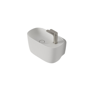 Contura II Hand Wall Basin Matte White - Matte White