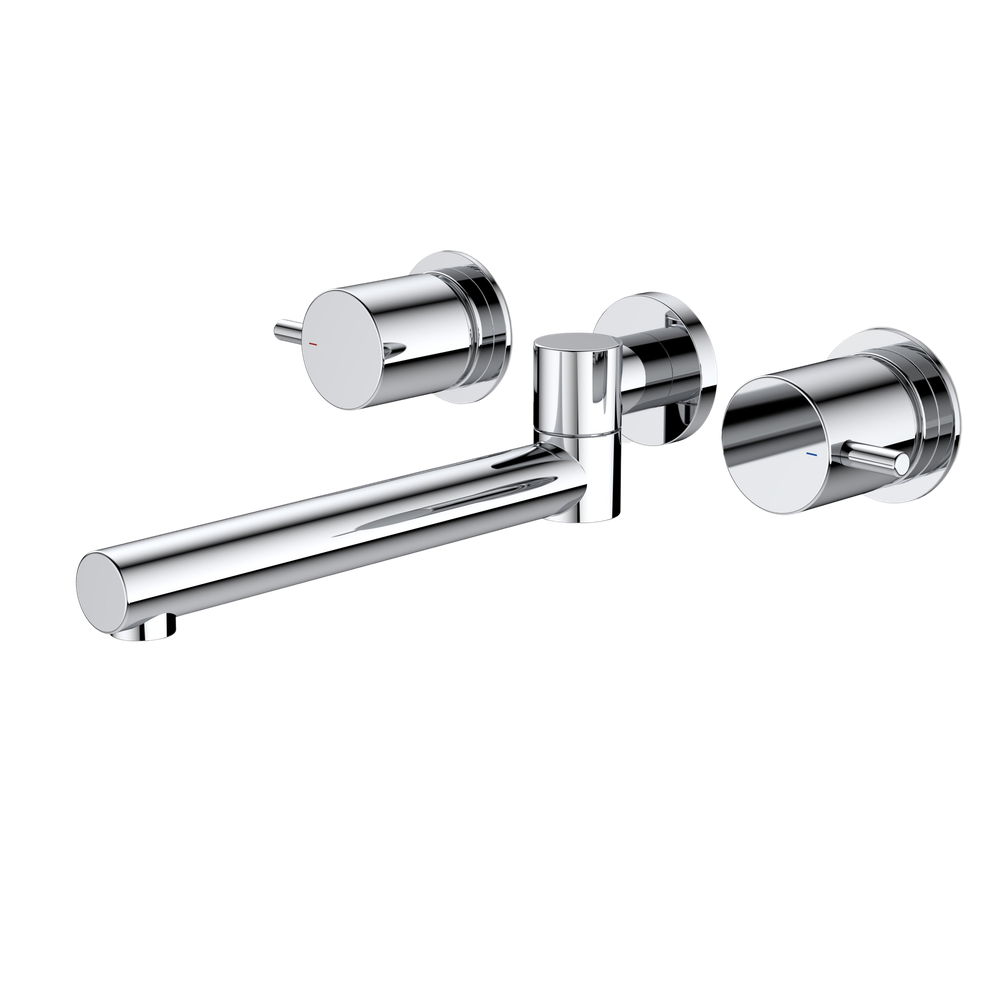 Luna Lever Laundry Set Chrome Lead Free