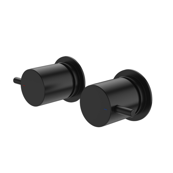 Luna Lever Wall Top Assemblies Black Lead Free