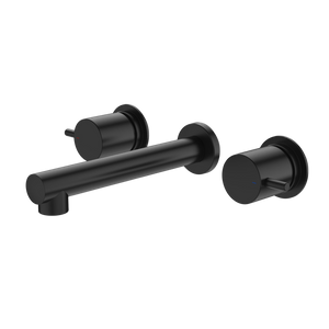 Luna Lever Wall Basin Set Black - Black