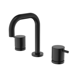 Luna Lever Basin Set Black - Satin Black